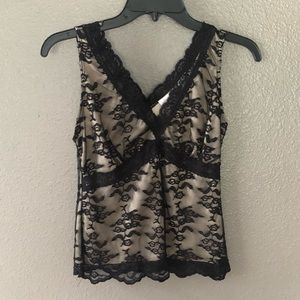 Worthington Black Lace Tank
